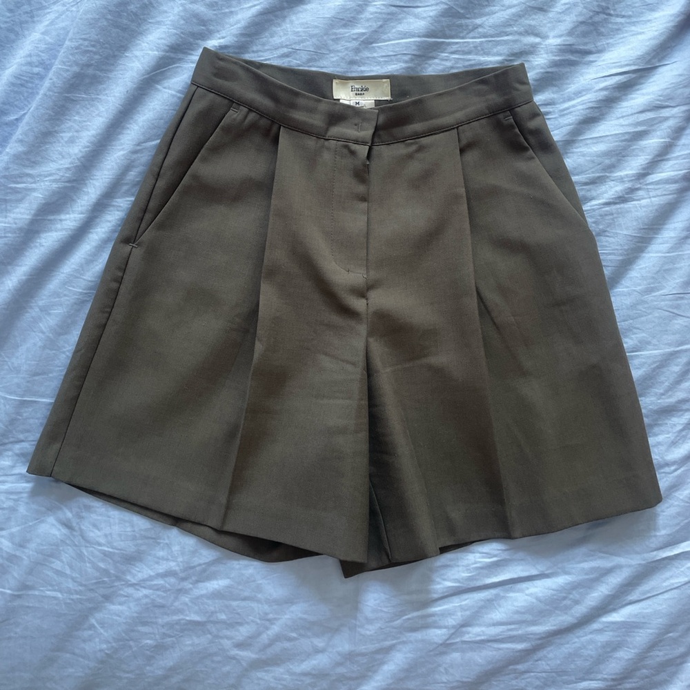 Frankie Shop grey tailored shorts